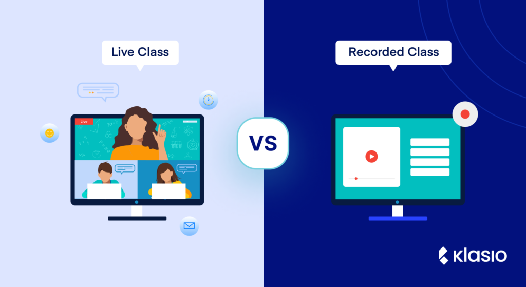 live class vs recorded class